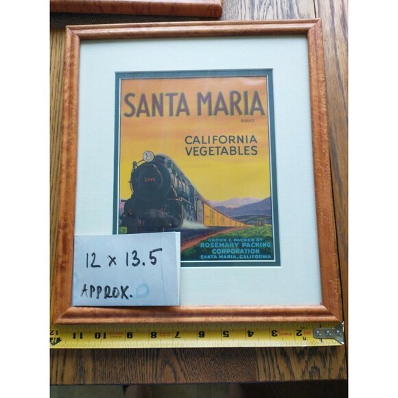 Birds Eye Maple Frames/w train pictures - Picture 4 of 9